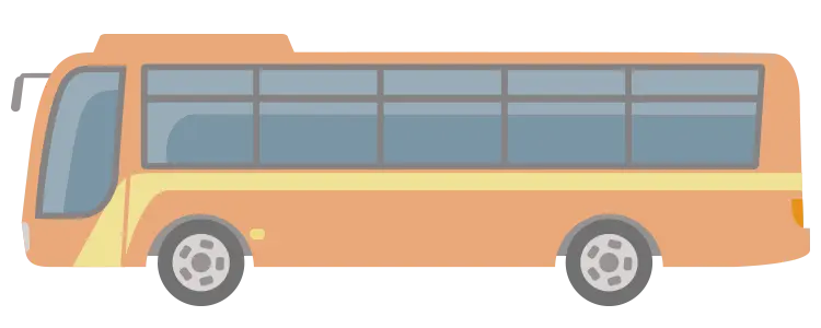 丸福観光の主要大型バス車両
