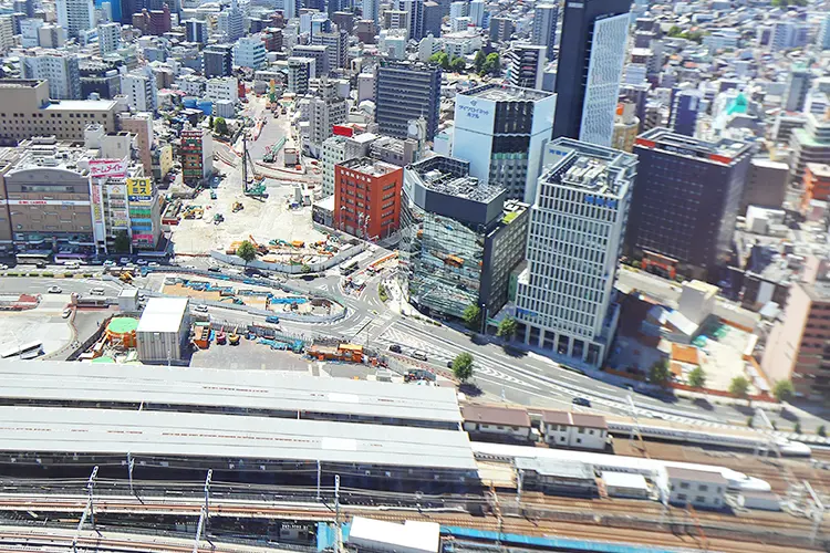 愛知県の貸切バス配車場所「名古屋駅 バスバースB」