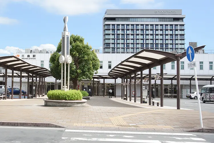 静岡の貸切バス配車場所「三島駅 北口ロータリー」