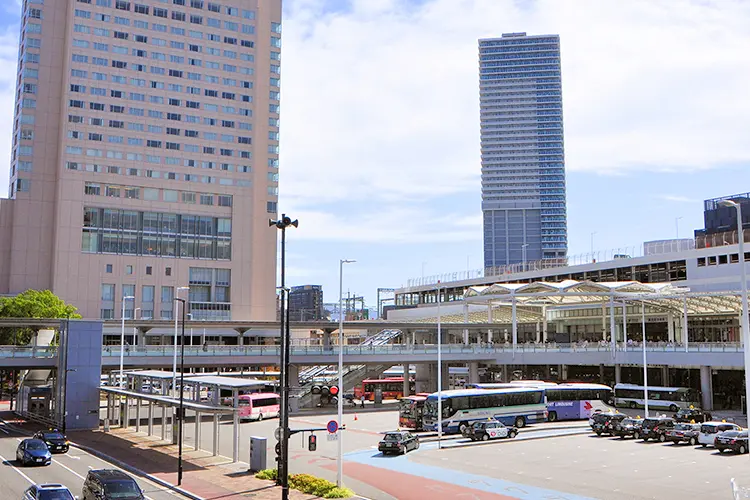 貸切バス配車場所「広島駅 新幹線口バスバース乗降場」