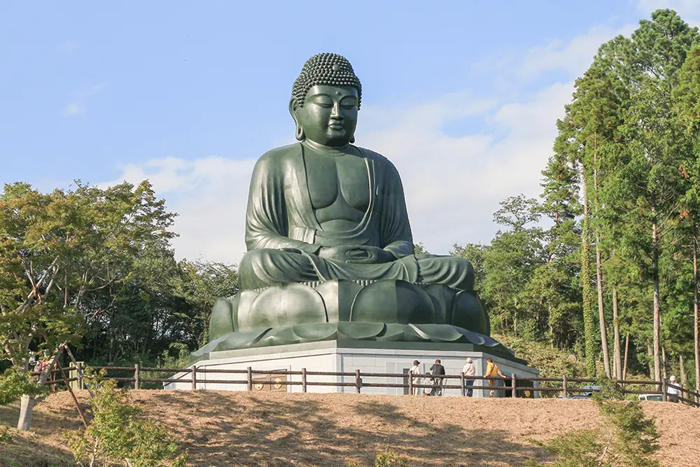 東京・西多摩の塩澤山寶光寺の「鹿野大仏」