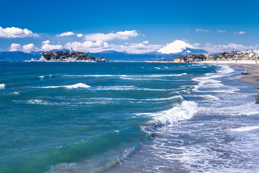 神奈川県鎌倉市七里ヶ浜海岸