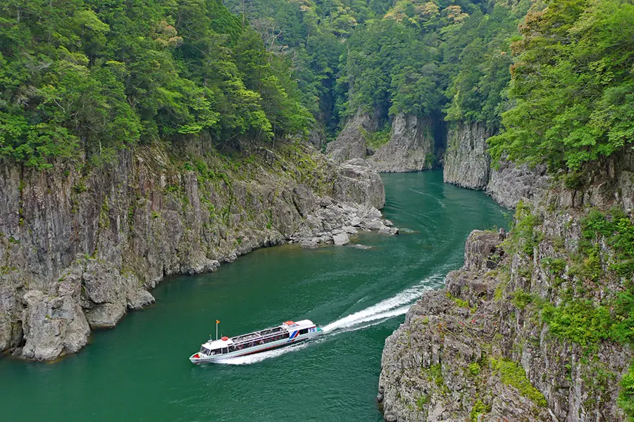 奈良県十津川村の瀞峡