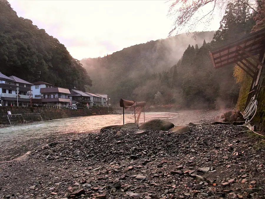 奈良県のモデルコース十津川村の十津川温泉