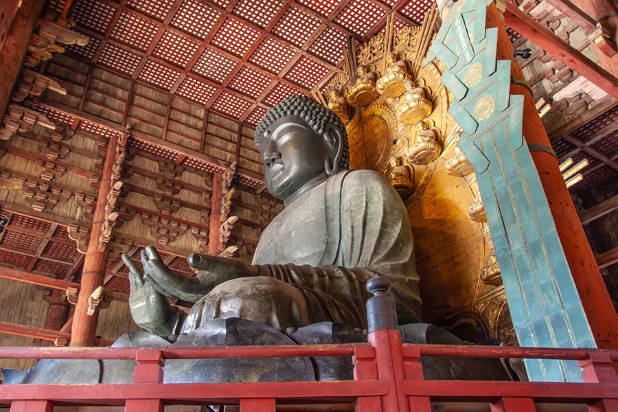 奈良県の東大寺の大仏