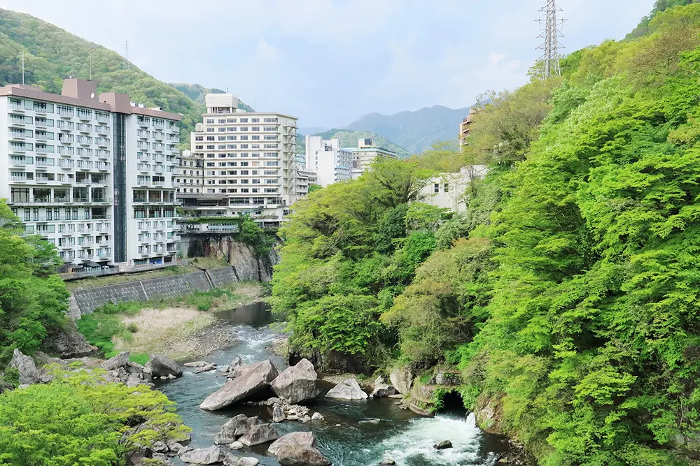 栃木県日光市の「鬼怒川温泉」