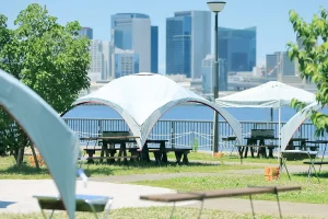 東京都「豊洲ぐるり公園手ぶらBBQ広場」