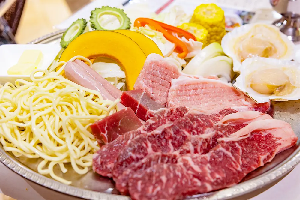 手ぶらバーベキューの食材セット
