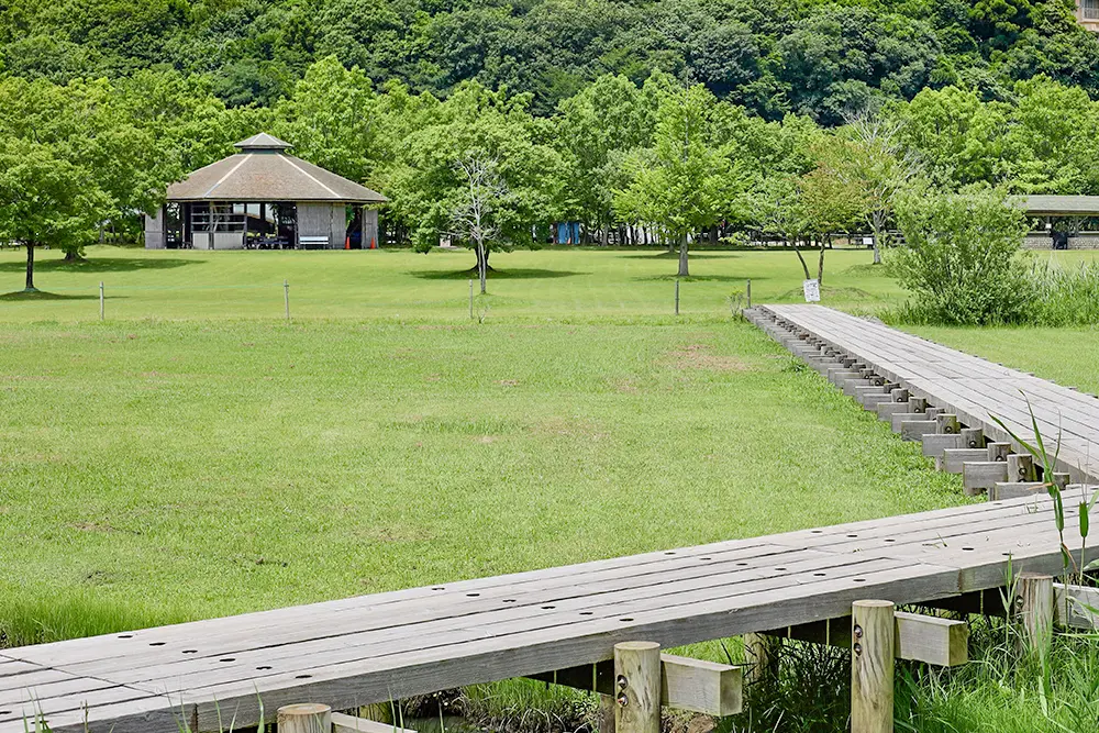 茨城県の涸沼自然公園にあるバーベキューハウス