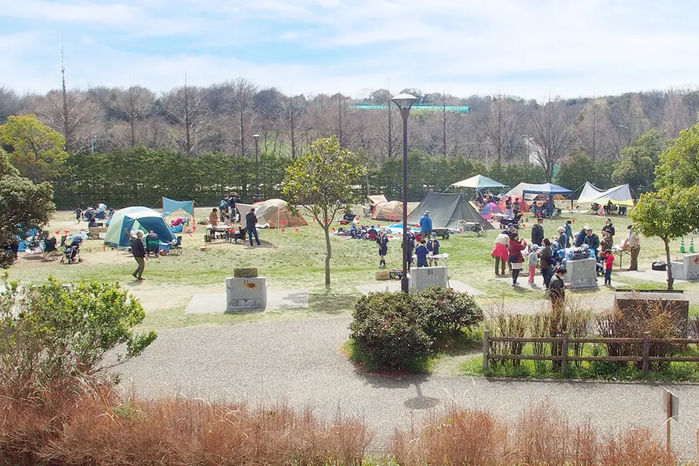 名古屋の「大高緑地 デイキャンプ場」