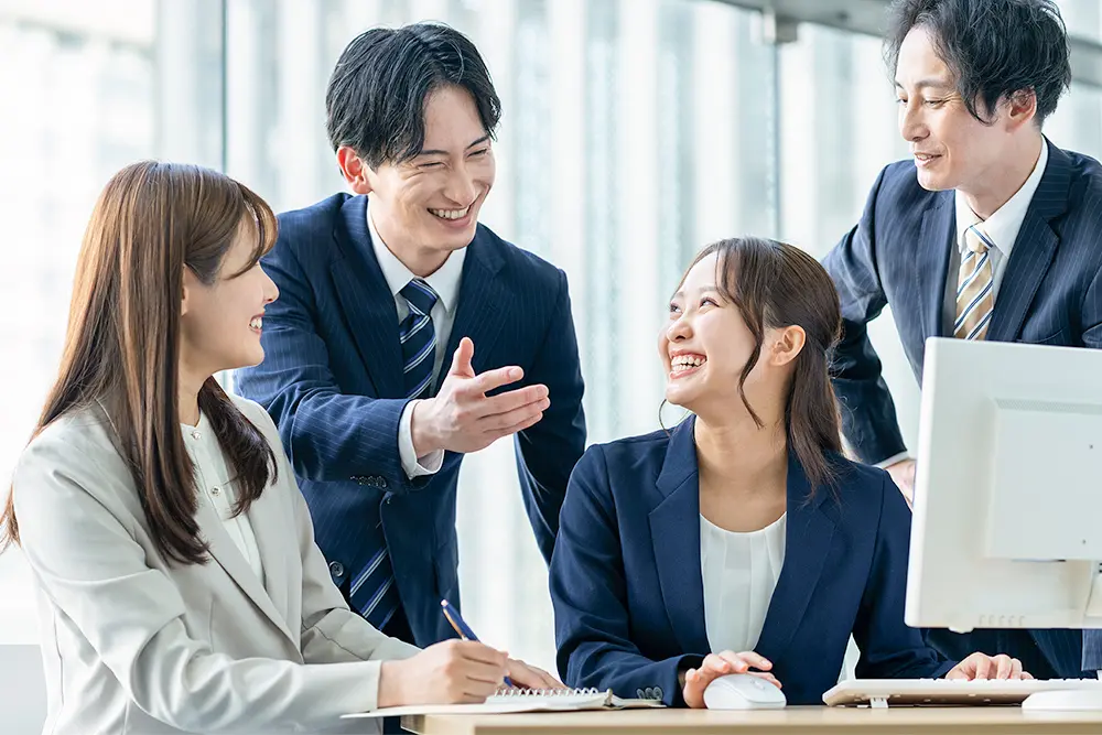 アイスブレイクが成功したミーティングの様子